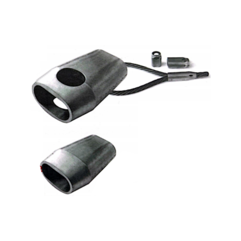 SAFETYLIFT Aluminium Ferrule Form C Tysk type med inspektionshul