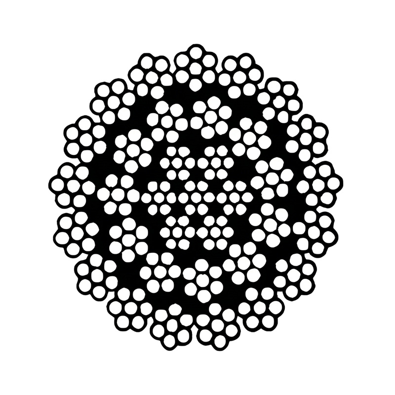 ASTM A1023 35x7 rotationsbestandig kategori 1 stålwire